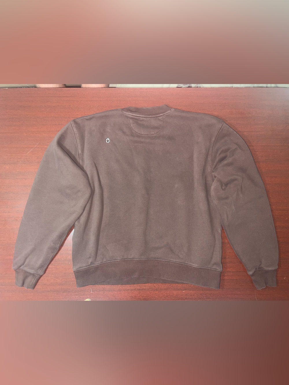 Figs Women's Crewneck Sweatshirt in Dark Brown - Picture 3 of 3